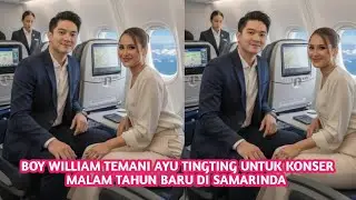 Boy William Temani Ayu Tingting Untuk Konser Malam Tahun Baru Di Samarinda