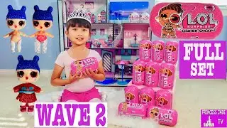 LOL Surprise Under Wraps Wave 2 Unboxing Gold Found Kawaii Queen Kids Toys Blind Bags Hacks + Tricks