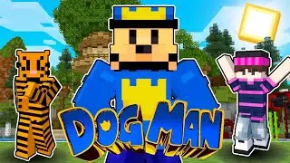 A Day With DOGMAN In Minecraft! 🐶🚓