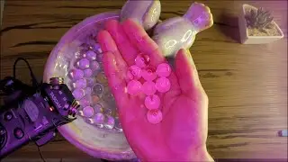 ASMR | Estalos, água com orbeez, gelo e sons de boca para relaxar