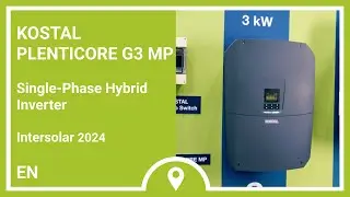 #Intersolar: PLENTICORE G3 MP - the single-phase solution for your solar system | KOSTAL