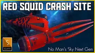 No Man's Sky Origins - Crashed Red Exotic S Class Squid Ship - Finding Exotic Ships in No Sky 2020