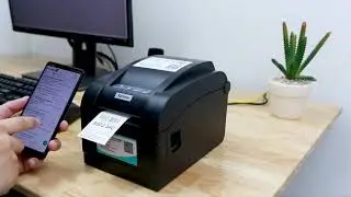 Trên tay máy in Xprinter XP 350BM in đơn hàng GHTK không dây từ điện thoại nhờ tích hợp cổng LAN