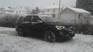 2016 Ford Explorer Sport Snow Driving