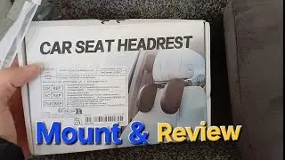 3 Car Headrest Options from Temu | Mounting & Review