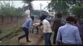 District Panchayat officer visit Mudhole