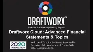 Draftworx Cloud: Advanced Financial Statements & Topics 2026