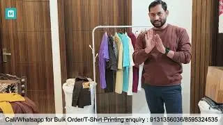 Premium Plain T-Shirt Manufacturing in Delhi | Custom DTF, Screen & Puff Printing