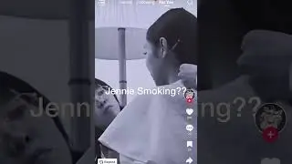 JENNIE SMOKING 🚭 #jennie #jenniekim #blackpink #lisa