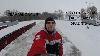 Śnieg na naczepie TYRA