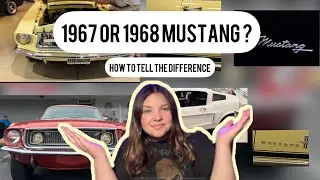 How to tell the difference between a 67 and 68 Mustang