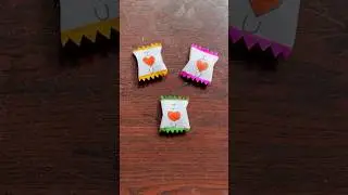 Cute Gift Ideas ❤️ Valentine&rsquo;s Day Love Candy 🍭 #shorts #trending #viral #valentinesday #craft #diy
