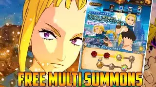 FREE MULTI SUMMONS! NEW MATRONA SUMMONS & GAMEPLAY! Seven Deadly Sins: Grand Cross