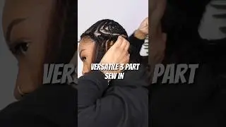 VERSATILE SEW IN 🔥#bundles #sewin #yakistraight #yakiperm #versatilesewin #shorts #hairextension