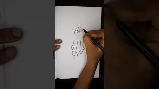 boo funny ghost drawing #funnyghost