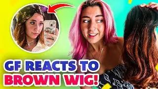 My GF's Reaction To Seeing Me With A Brown Wig