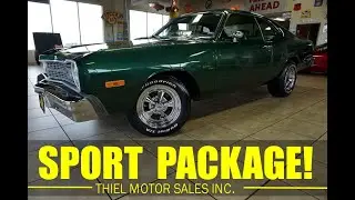 1974 Dodge Dart Sport Package 2-Door 318/360 V8 4-Speed For Sale @ WWW.THIELMOTORS.COM