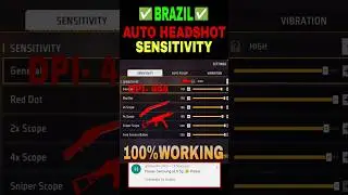 All Gun Headshot Sensitivity Setting After New OB49 Update | Free Fire Max Auto Headshot Sensitivity