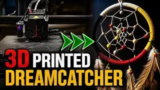 Mixing Culture and Creativity: Dreamcatcher with 3D Twist #design #3dprinting #creative