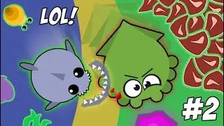 Mope.io Fishing with Phoneix #2 | Epic shark fishing krakens