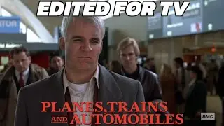 Have you seen the edited for TV version of  this Planes, Trains and Automobiles scene? #editedfortv