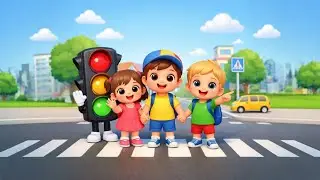 Traffic Safety Song 🚦🚸 | Road Safety Rules for Kids | Fun Learning