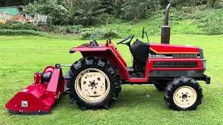 YANMAR FX20D 4WD Compact Tractor & New 4ft Flail Mower