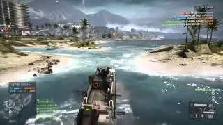 Battlefield 4 - epic take down with the dv-15 boat.