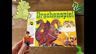 The Dragon Game 🐉 | Vintage German Board Game for Kids
