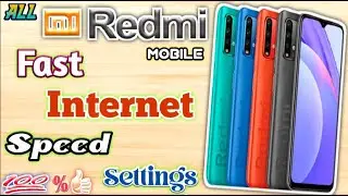 Redmi mobiles fast internet speed settings || Xiaomi Redmi mobile slow internet problem 2021