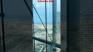 So fast elevator in Address skyscraper 867ft😱#dubai #shorts