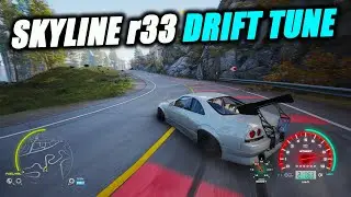 Nissan Skyline r33 Drift TUNE - CarX Street