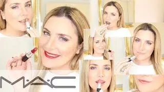 Свотчи помад MAC (настоящие и носимые)