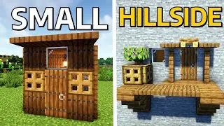 3 SIMPLE Starter Bases Perfect for Survival | Minecraft