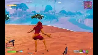 Fortnite выживаю с 1 хп.