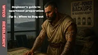 Beginner tips for apartment preparation : Tip 8 When to bug out