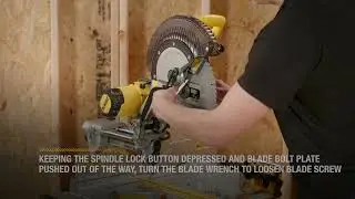 DEWALT&reg; Miter Saws| How to Change the Blade