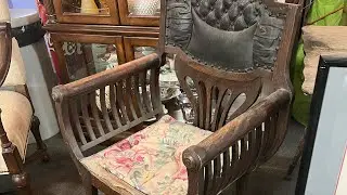 Antique Renaissance Revival Savonarola Chair #antiques #antiquechair