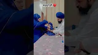 How to tie new born baby&rsquo;s dummala ❤️jind kaur ji 😍 #bibidalerkaurkhalsa #dailyvlogging #controver