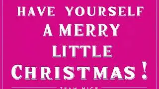Merry Christmas Typography Festive Quote Frame TV Art &ndash; FREE Preview! ✨