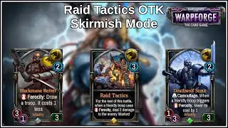 Raid Tactics OTK - Warhammer 40k Warpforge Skirmish Deck (Replay + Analysis)
