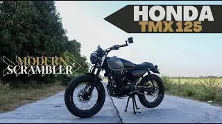 PROJECT ARTURO | HONDA TMX 125 | 1-WEEK BUILD | TMX 155 TELESCOPIC | LED HEADLIGHT