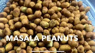 MASALA PEANUTS | MASALA GROUNDNUTS, NO OIL OR DEEP FRY REQUIRED By @AshwiniUnscripted #masalapeanut