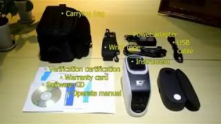 Portable Spectrophotometer Spectral Colorimeter Video From XZBELEC
