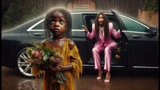 Billionaire Sees Homeless Girl Selling Flowers in the Rain. The Truth Left Her Shaking #tales