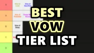 BEST VOW Tier List (EVERY TREE) | Type Soul