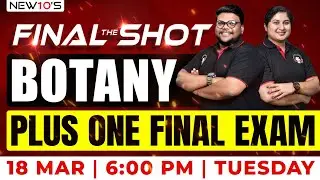 PLUS 1 BOTANY FINAL EXAM || 2025 SURE QUESTION DISCUSSION || NEW10'S