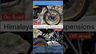 Himalayan 450 Suspensions and glimpse at work. #himalayan450suspensions