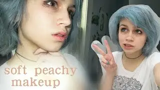 MAKEUP OF THE DAY - Peach Aesthetic |Kylie The Jellyfish|