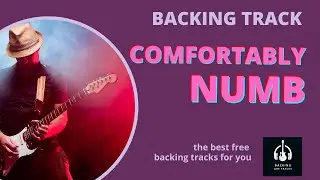 Comfortably Numb Backing Track Pink Floyd - Best Backing Jam Tracks - Key of B minor/D major